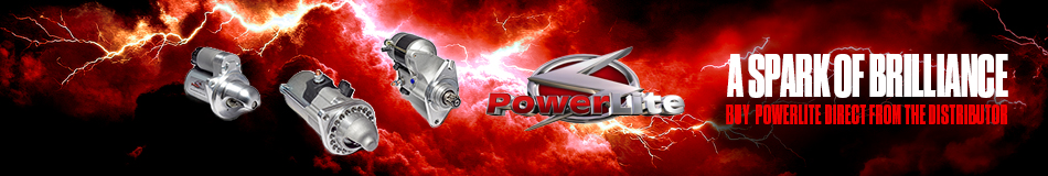 Powerlite - High torque gear reduction starter motors - Up to 200% more cranking power using up to 50% less current